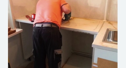 Сборка кухонного гарнитура. Павловская Слобода